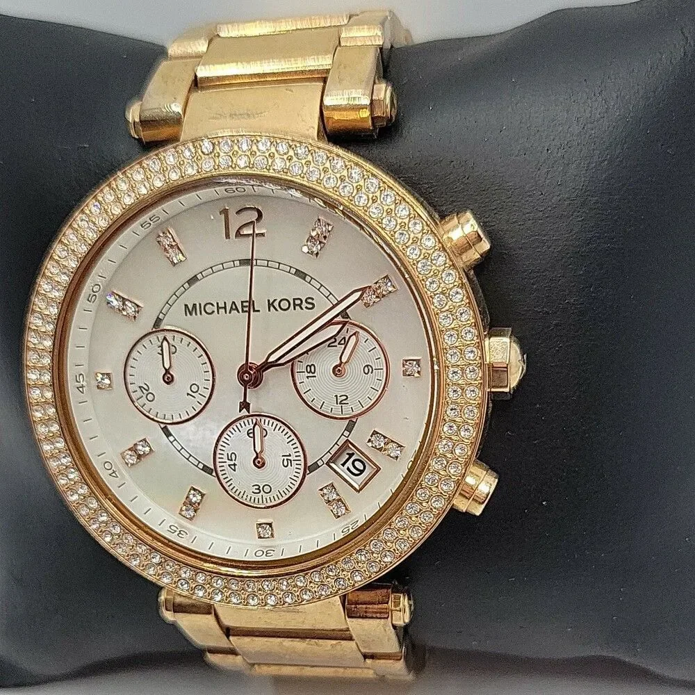 Michael Kors Parker MK5491 Womens Stainless Steel Analog Dial Quartz Watch AM352